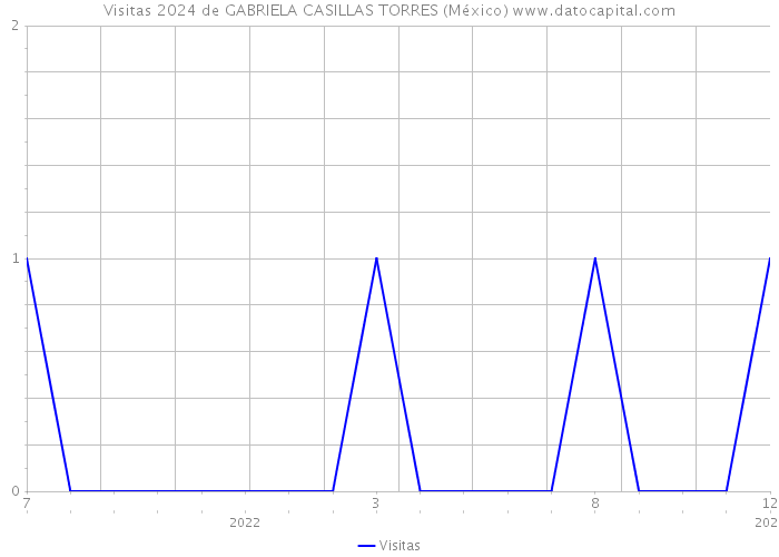 Visitas 2024 de GABRIELA CASILLAS TORRES (México) 