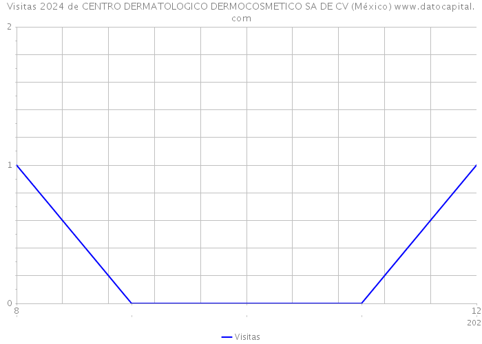 Visitas 2024 de CENTRO DERMATOLOGICO DERMOCOSMETICO SA DE CV (México) 