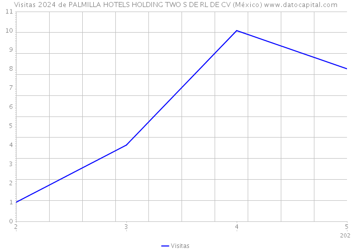 Visitas 2024 de PALMILLA HOTELS HOLDING TWO S DE RL DE CV (México) 