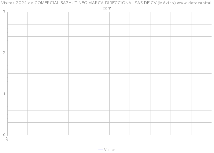 Visitas 2024 de COMERCIAL BAZHUTINEG MARCA DIRECCIONAL SAS DE CV (México) 