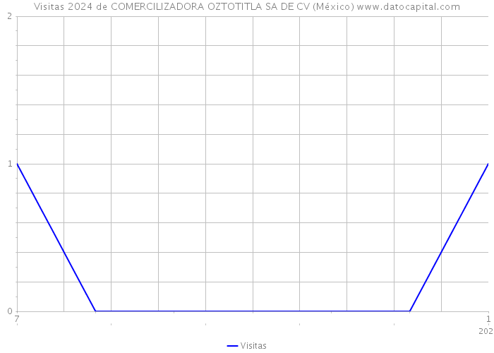 Visitas 2024 de COMERCILIZADORA OZTOTITLA SA DE CV (México) 