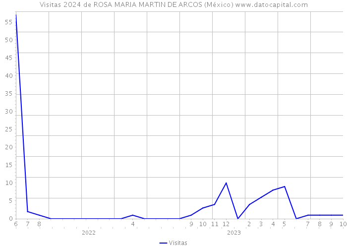 Visitas 2024 de ROSA MARIA MARTIN DE ARCOS (México) 